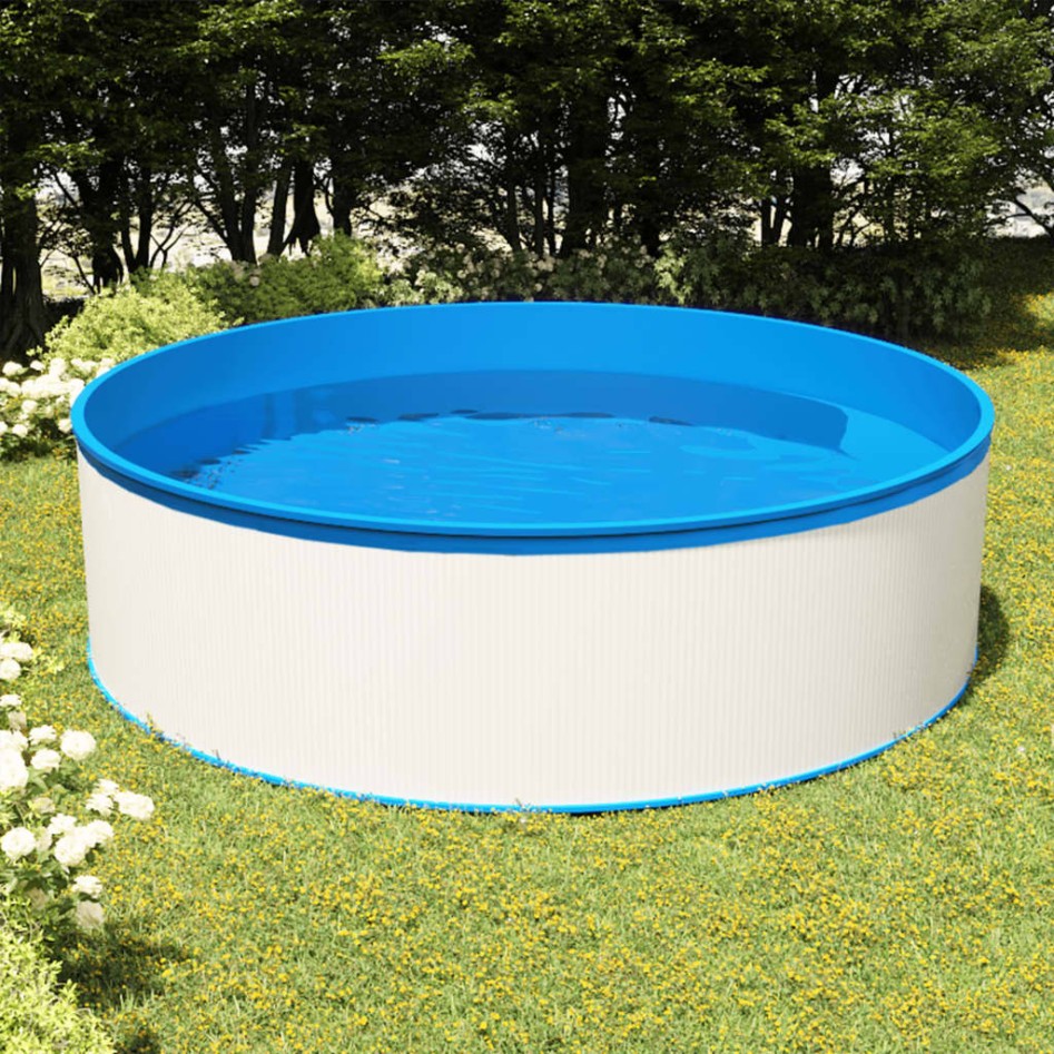 Piscina de chapoteo skimmer colgante y bomba 350x90 cm