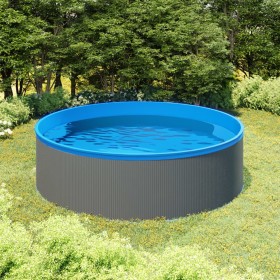 Piscina de chapoteo con skimmer colgante y bomba 350x90 cm