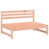 Juego de muebles de jardín 2 pzas madera maciza abeto