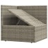 Set de muebles de jardín 7 pzas y cojines ratán sintético