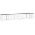 Gallinero con techo acero galvanizado gris claro 603x98x90