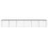 Gallinero con techo acero galvanizado gris claro 603x98x90
