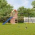 Parque infantil de exterior madera maciza