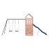 Parque infantil de exterior madera maciza