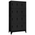 Taquilla de acero negro 90x45x180