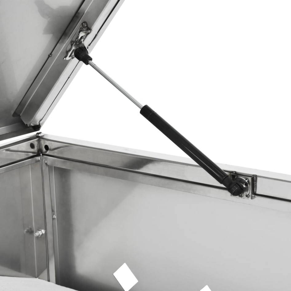 Cobertizo contenedor de basura triple acero inoxidable