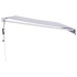 Toldo retráctil automático azul y blanco 5x3