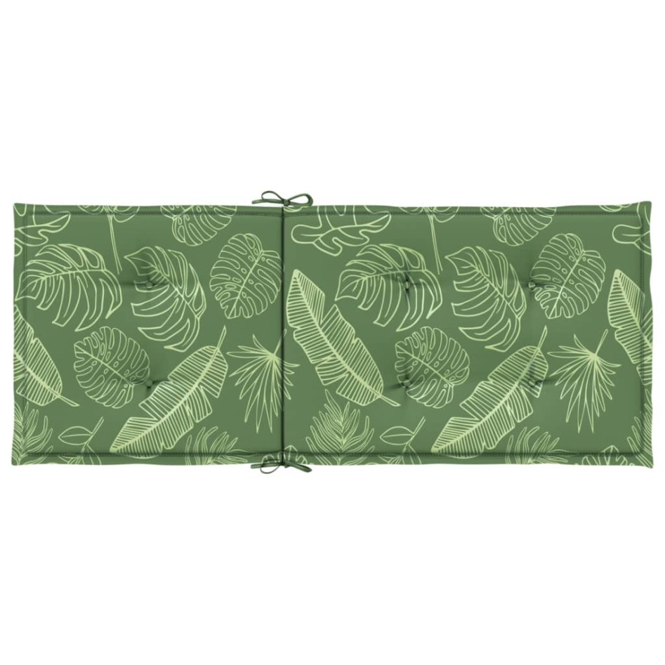 Cojines de silla de respaldo alto 6 uds tela estampado de