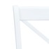 Sillas de comedor 6 uds madera maciza de caucho blanco y