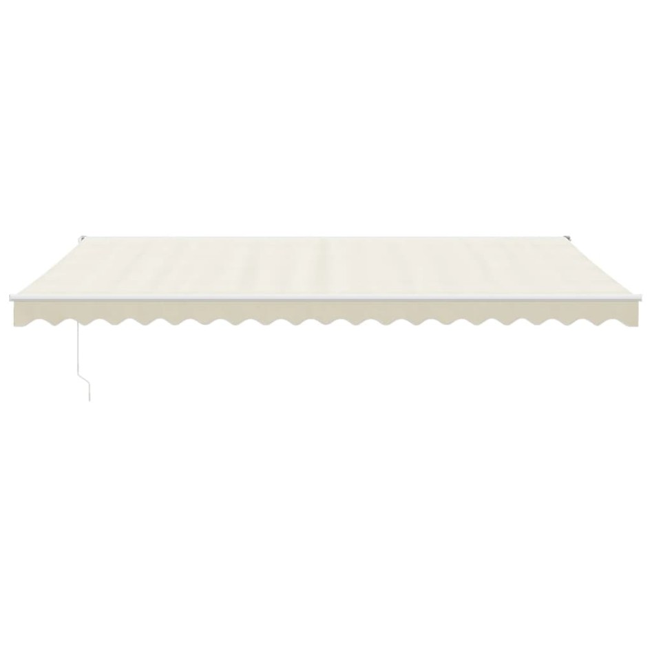 Toldo retráctil automático color crema 5x3
