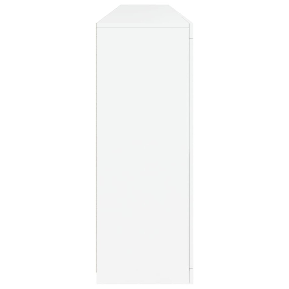 Aparador con luces LED blanco 283x37x100