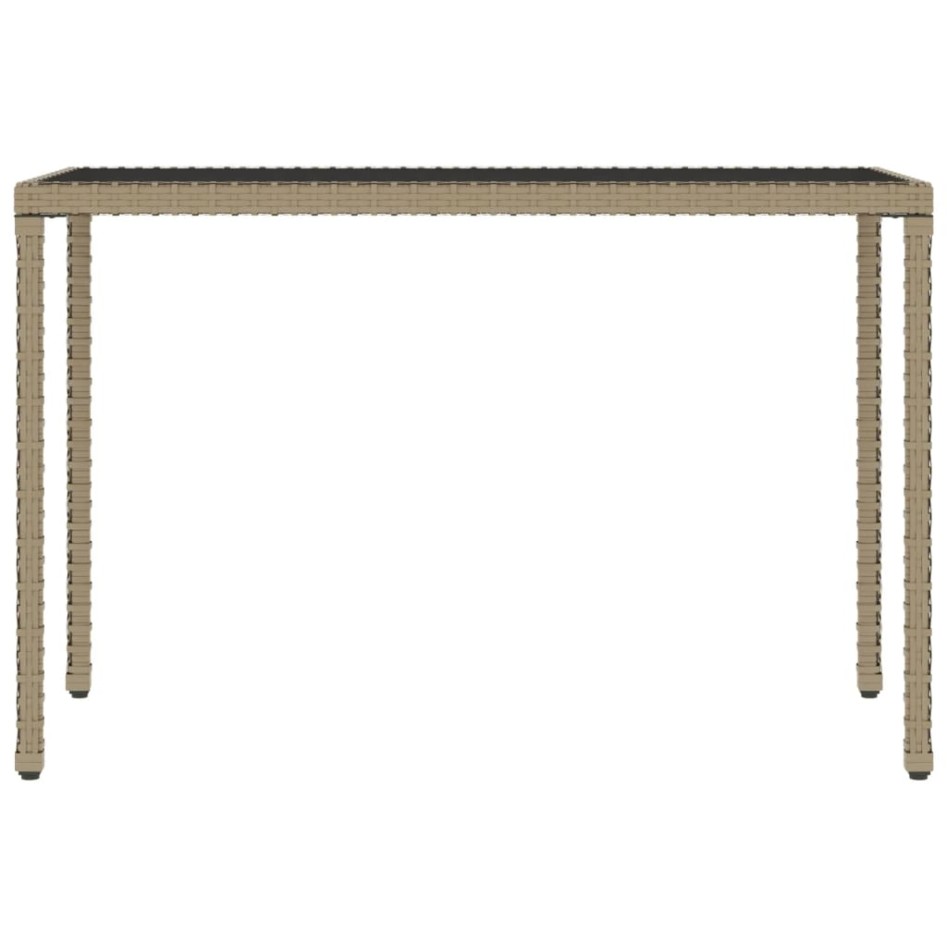 Set comedor de jardín 6 pzas con cojines ratán sintético