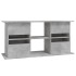 Soporte de acuario madera ingeniería gris hormigón 121x41x58