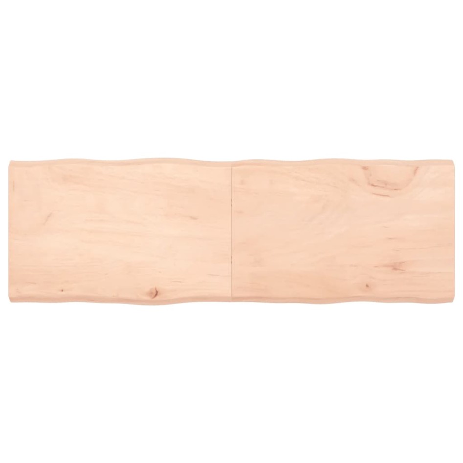 Tablero de mesa madera maciza borde natural 180x60x(2-6)