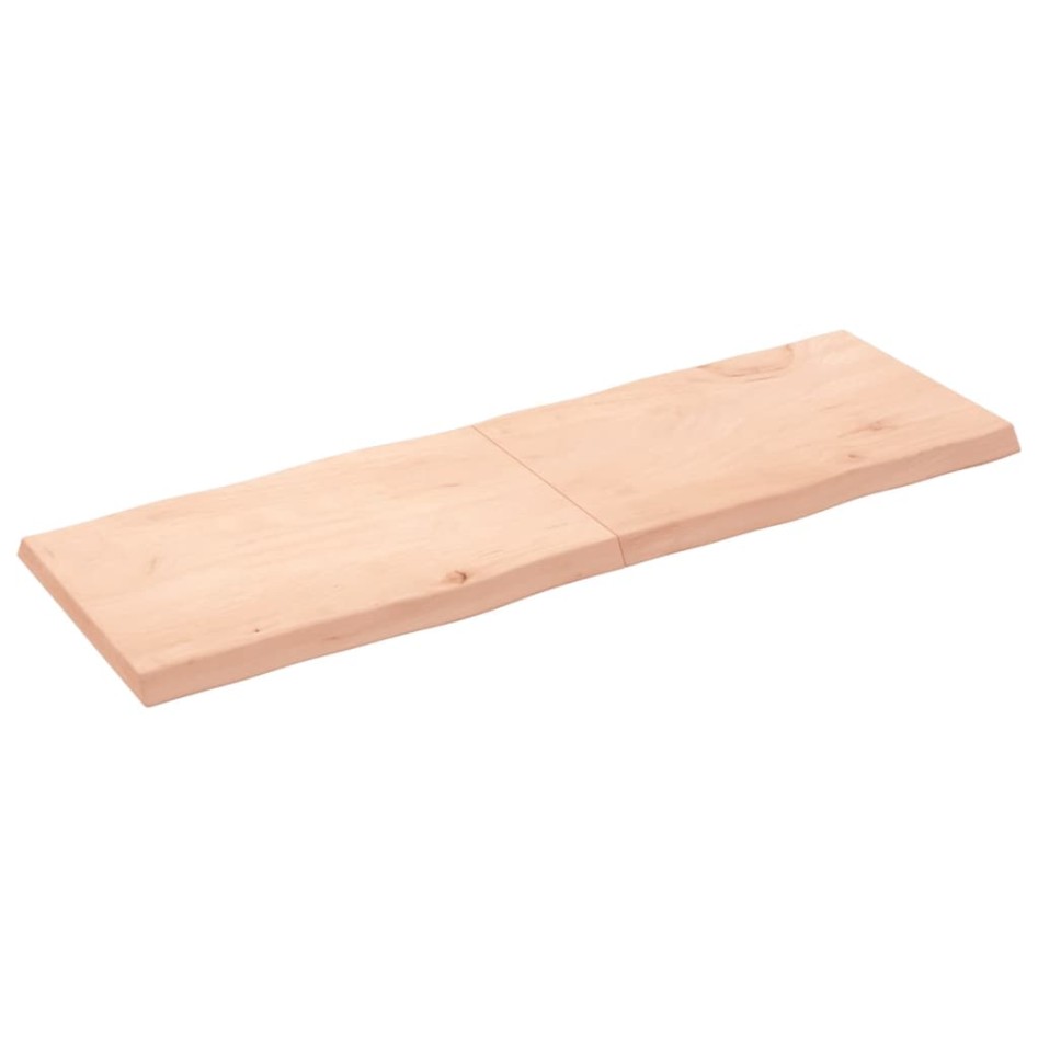 Tablero de mesa madera maciza borde natural 180x60x(2-6)