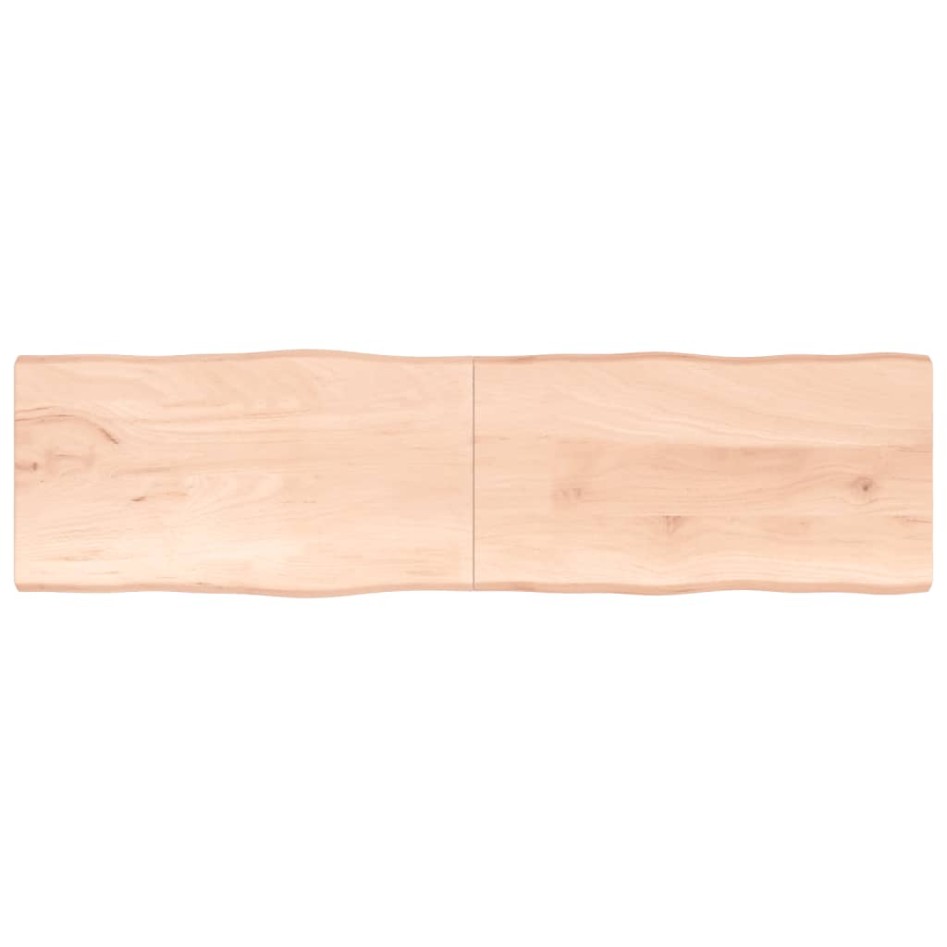 Tablero de mesa madera maciza borde natural 220x60x(2-4)