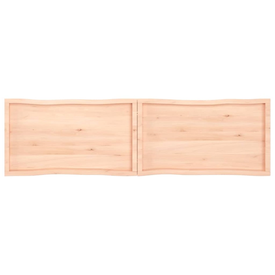 Tablero de mesa madera maciza borde natural 220x60x(2-4)