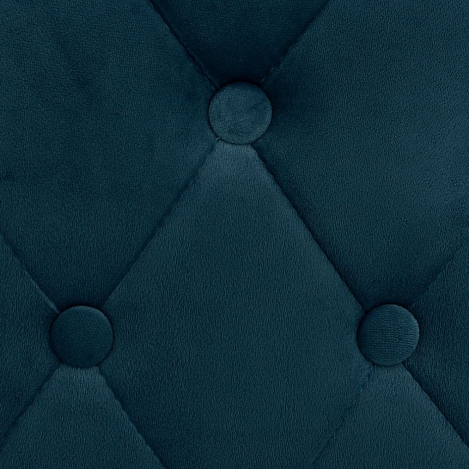 Taburetes de cocina 2 unidades terciopelo