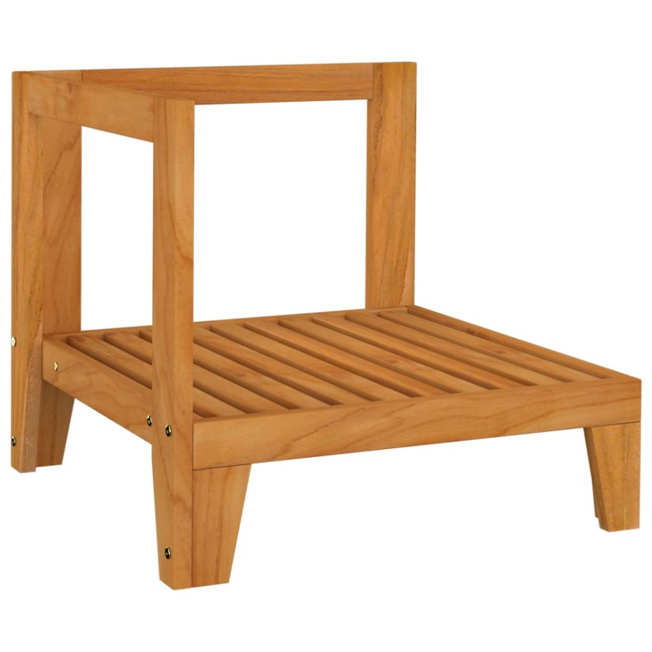 Sofá de esquina seccional y cojines blanco crema madera