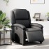Sillón reclinable eléctrico de cuero auténtico
