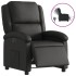 Sillón reclinable eléctrico de cuero auténtico