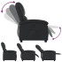 Sillón reclinable eléctrico de cuero auténtico