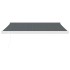 Toldo retráctil aluminio y tela gris antracita 3,5x2,5