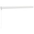 Toldo retráctil aluminio y tela gris antracita 3,5x2,5