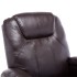 Sillón de masaje mecedora de cuero sintético