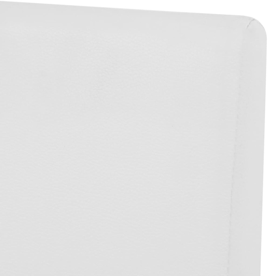 Juego de comedor de roble+cuero artificial 7 piezas color