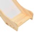 Cama alta para niños tobogán y escalera madera pino 97x208