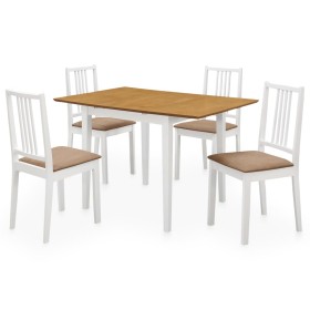 Juego de muebles de comedor 5 piezas MDF