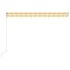 Toldo automático retráctil amarillo y blanco 400x300