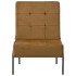 Silla de relajación de terciopelo marrón 65x79x87