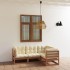 Muebles de jardín 4 piezas con cojines de madera de pino