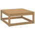 Muebles de jardín 6 piezas con cojines de madera de pino