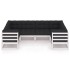 Set muebles jardín 6 pzas con cojines madera maciza pino