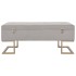 Banco con compartimento 105 cm gris de