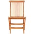 Set de comedor de jardín plegable 7 piezas madera maciza