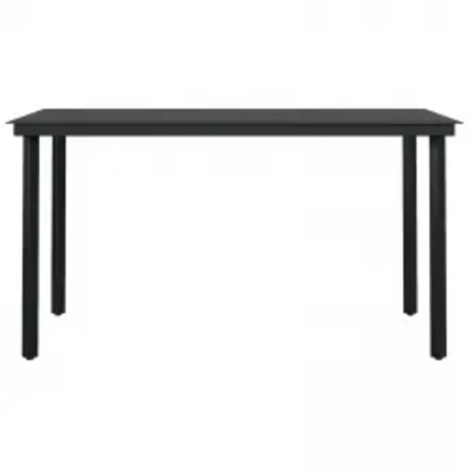 Juego de comedor de jardín 7 piezas con cojines