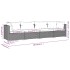 Set muebles de jardín 4 piezas y cojines ratán sintético