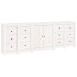 Aparador de madera maciza de pino blanco 230 x 35 x 80