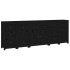 Aparador de madera maciza de pino negro 230 x 35 x 80