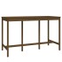Set de bar 9 piezas madera maciza de pino marrón