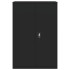 Armario archivador de acero negro 90x40x140