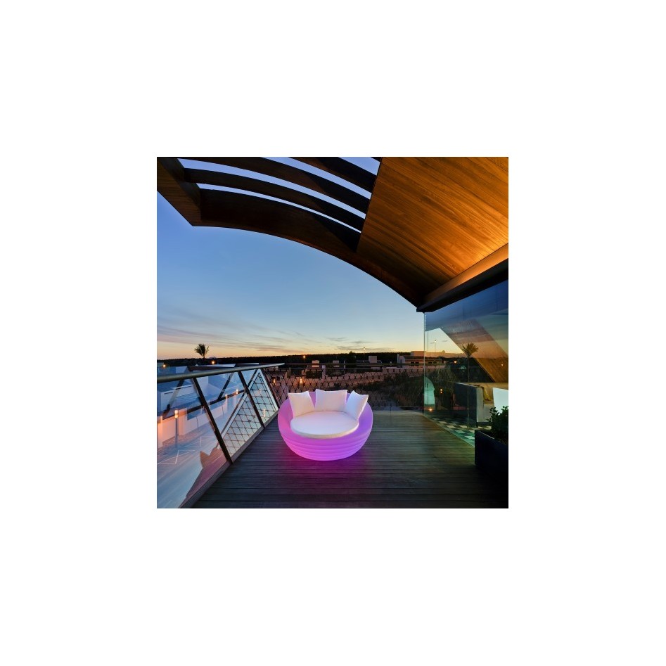Tumbona Chillout iluminada