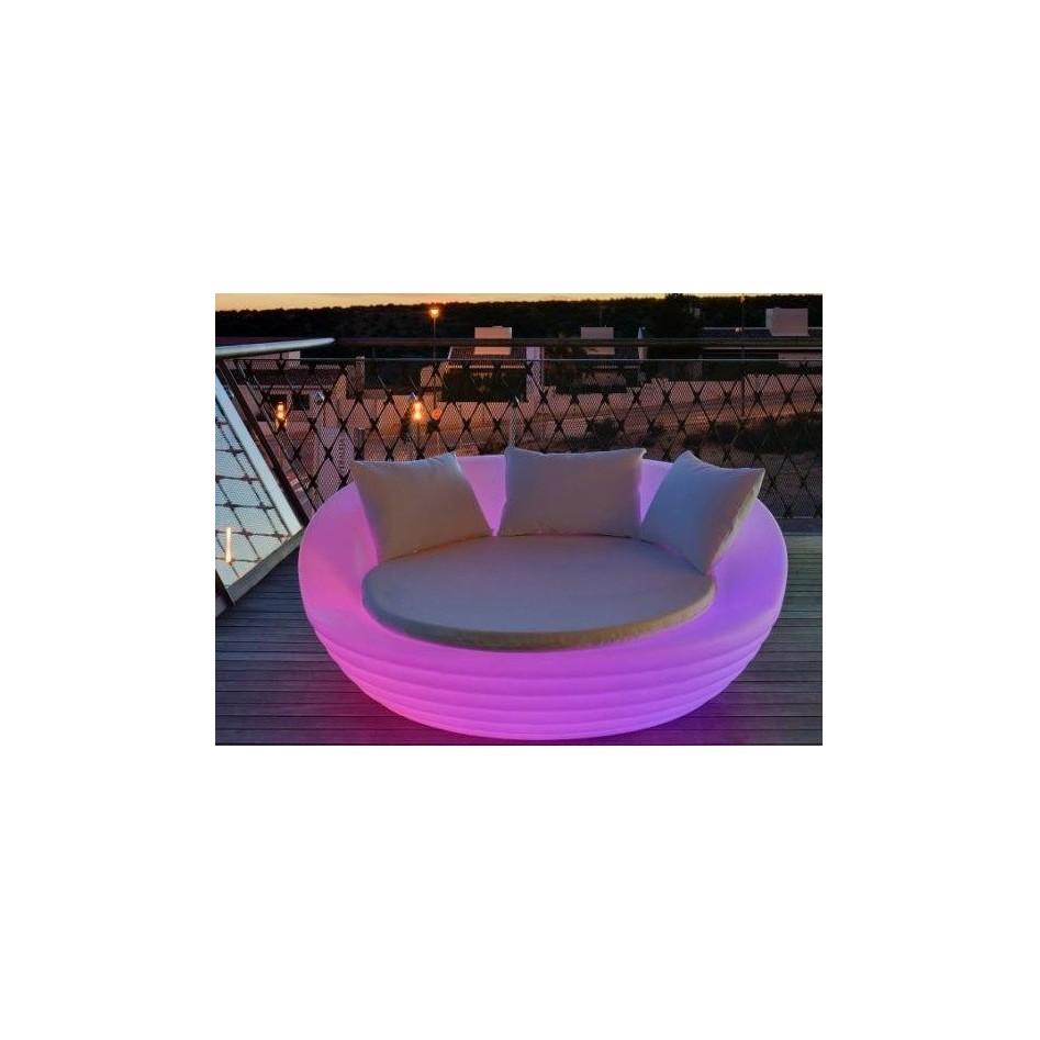 Tumbona Chillout iluminada