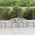 Cestas de gaviones 6 uds forma de arco hierro 300x30x60/80