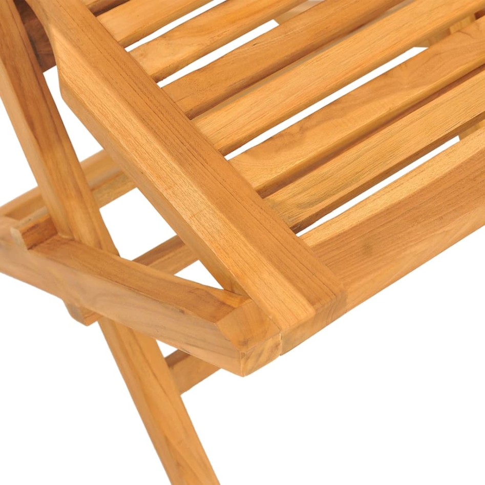 Sillas de jardín plegables 8 uds madera maciza teca 47x63x90