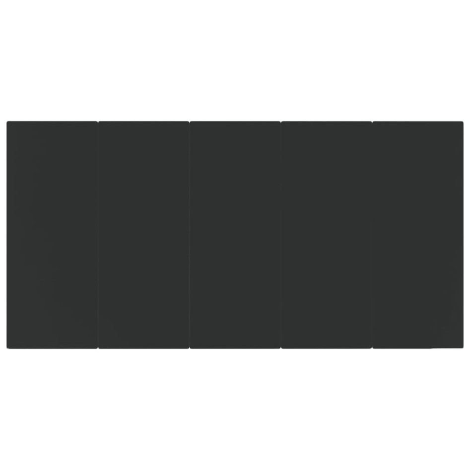 Juego de comedor de jardín 7 piezas ratán sintético